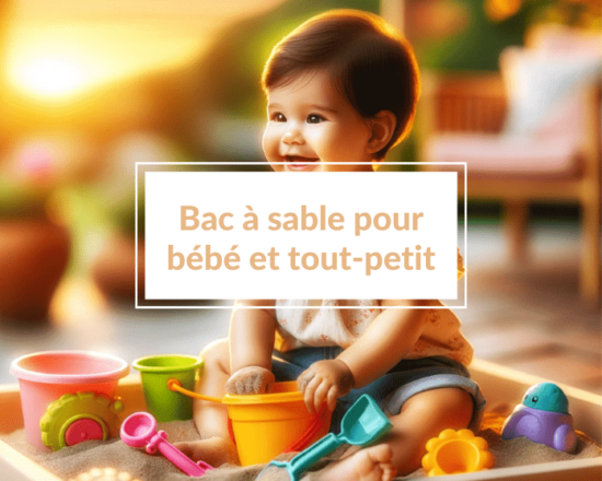 Bac à sable pour bébé et tout-petit - Un article à découvrir sur le blog : keepcoolnewmom.com