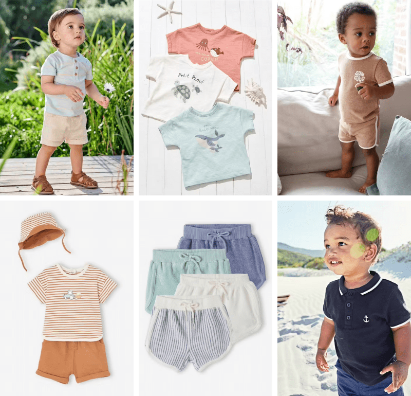 Idées tenues pour habiller bébé en été