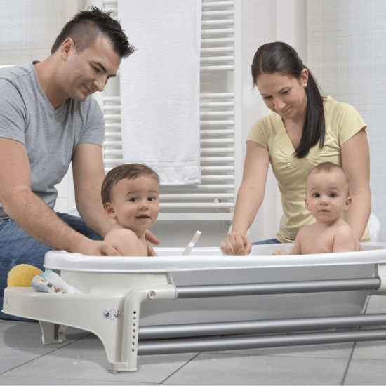 Grande baignoire pour bébé jumeaux Rotho