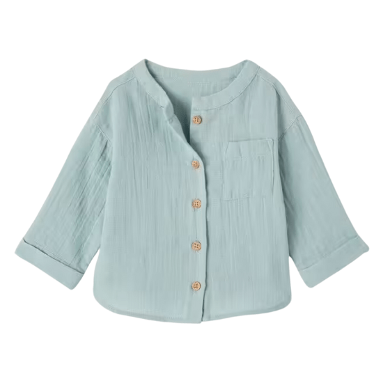 Chemise bébé en gaze de coton personnalisable vertbaudet