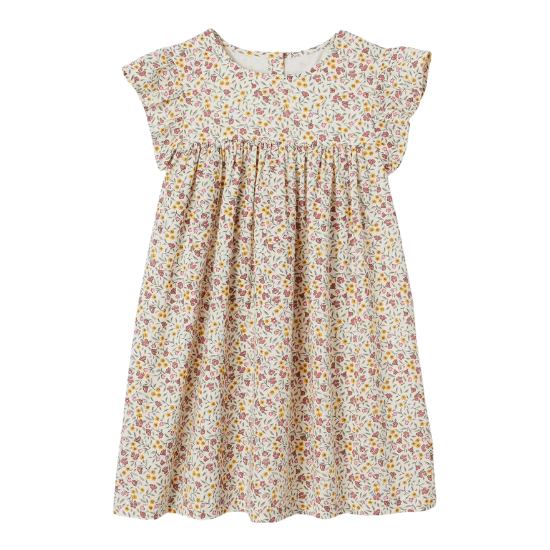 Robe fille fleurie vertbaudet