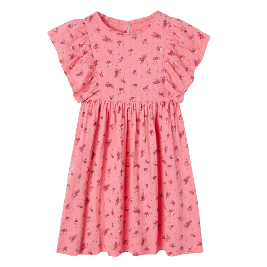 Robe fille rose bonbon vertbaudet