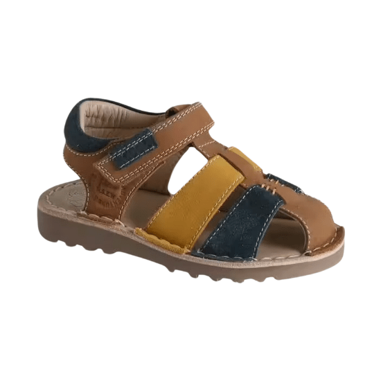 Sandales scratchées cuir enfant collection maternelle vertbaudet