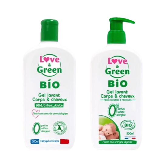 Gel Lavant Corps/Cheveux Bio Love & Green