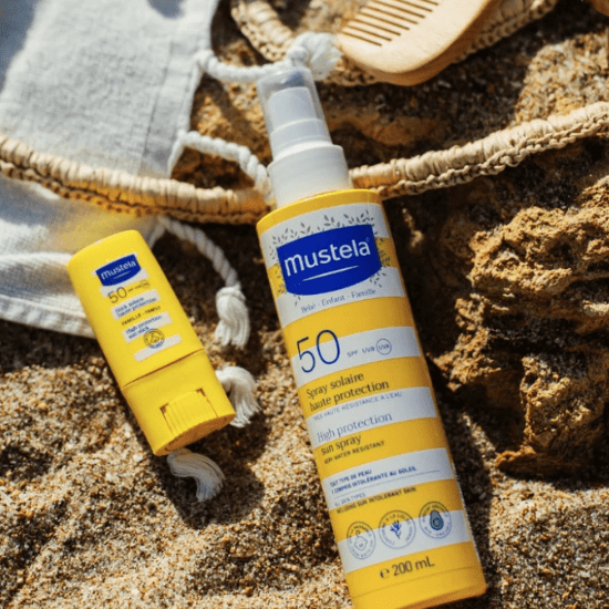 Crème solaire bébé Mustela