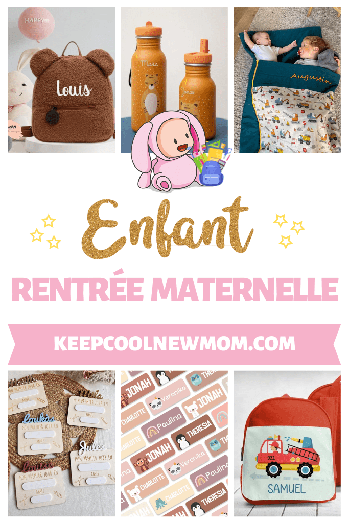 Rentrée scolaire maternelle Etsy - Un article à découvrir sur le blog : keepcoolnewmom.com