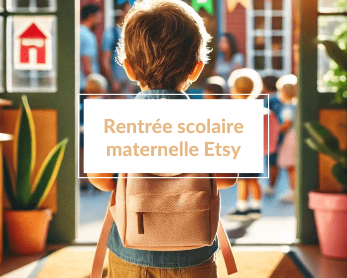 Rentrée scolaire maternelle Etsy - Un article à découvrir sur le blog : keepcoolnewmom.com