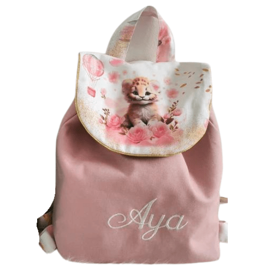 Sac à dos maternelle fille - Créatrice ETSY : DouceCrea