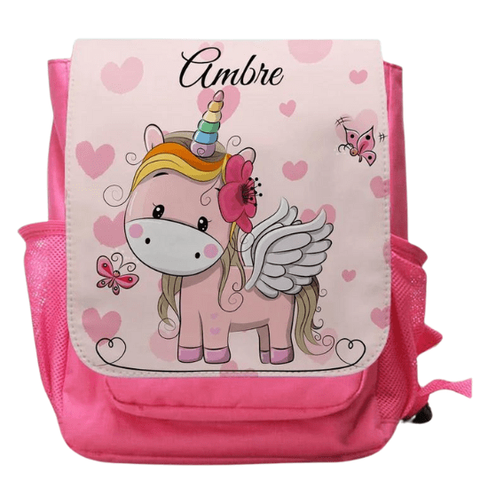 Sac à dos maternelle licorne - Créatrice ETSY : PRINTSHIRTMADE