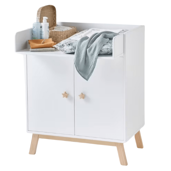 Commode à langer avec placard vertbaudet