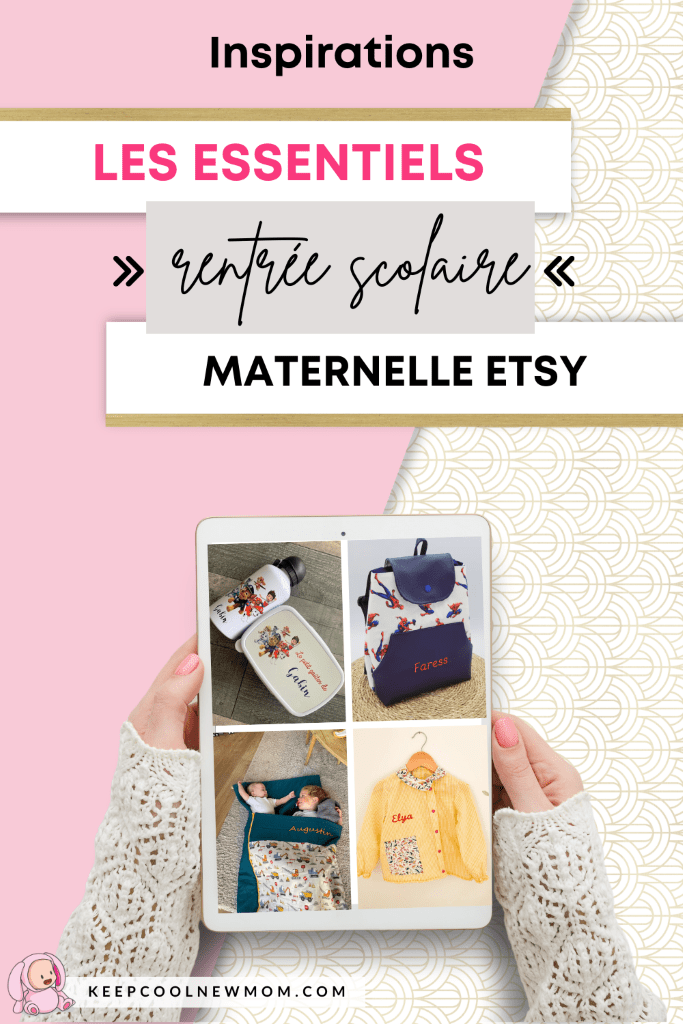 Rentrée scolaire maternelle Etsy - Un article à découvrir sur le blog : keepcoolnewmom.com