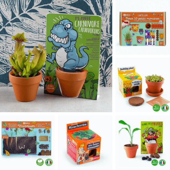 Kits de jardinage enfant Radis et Capucine