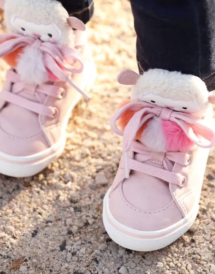 Baskets montantes bébé fille vertbaudet