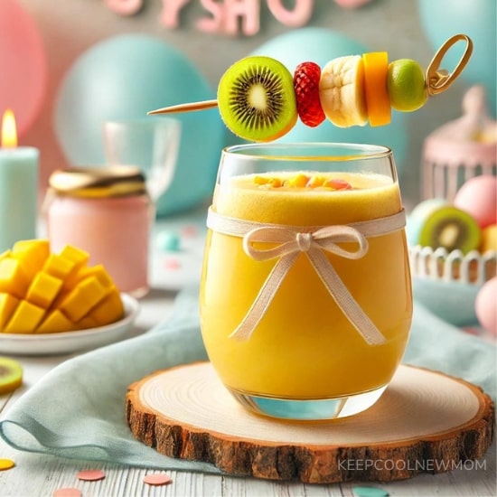 Cocktails sans alcool pour une baby shower