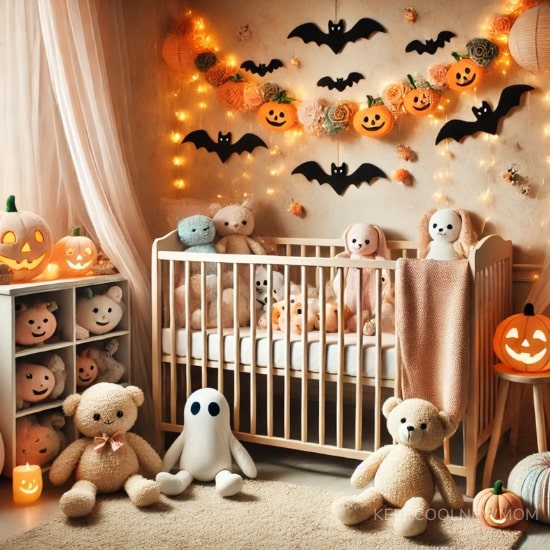 Déco chambre bébé pour le premier Halloween de bébé