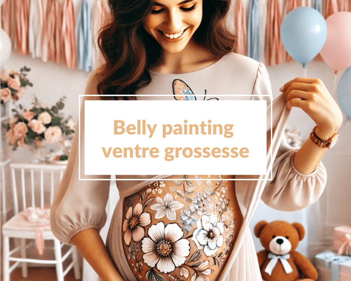 Le belly painting pour sublimer le ventre de la future maman - Un article à découvrir sur le blog : keepcoolnewmom.com