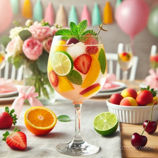 Cocktails sans alcool pour une baby shower