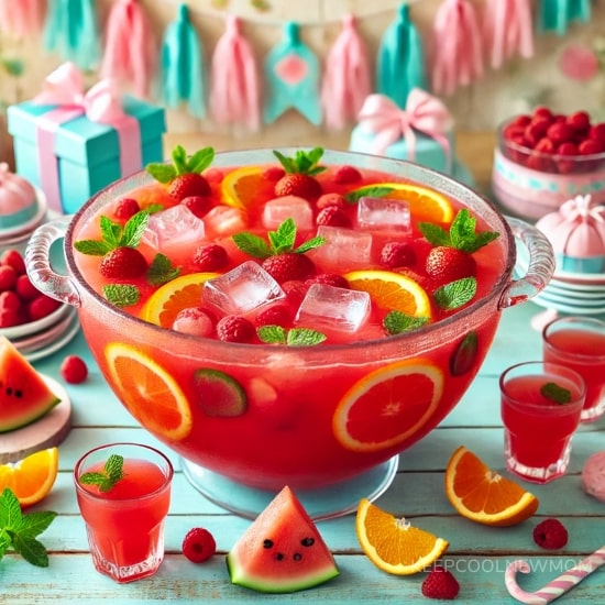 Cocktails sans alcool pour une baby shower