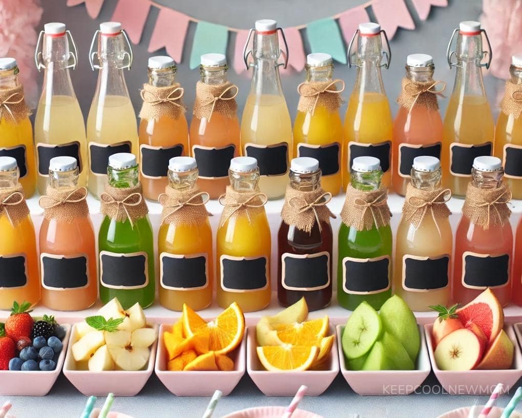 Cocktails sans alcool pour une baby shower