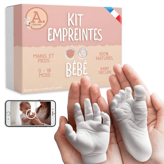 kits d'empreintes 3D bébé