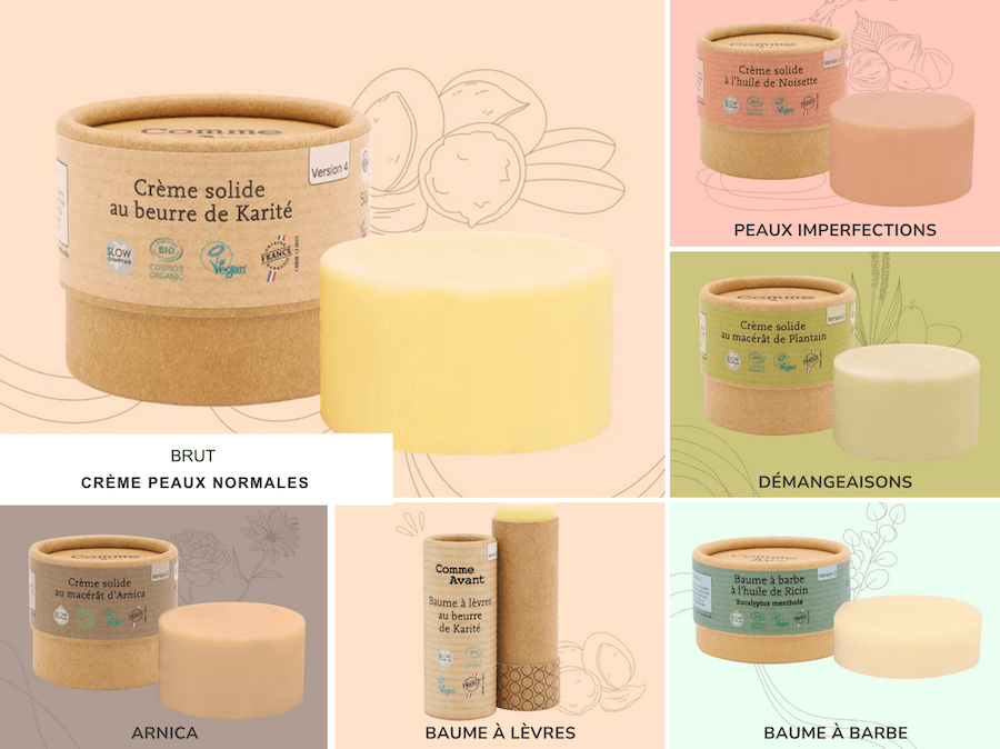 Produits Comme Avant : les crèmes