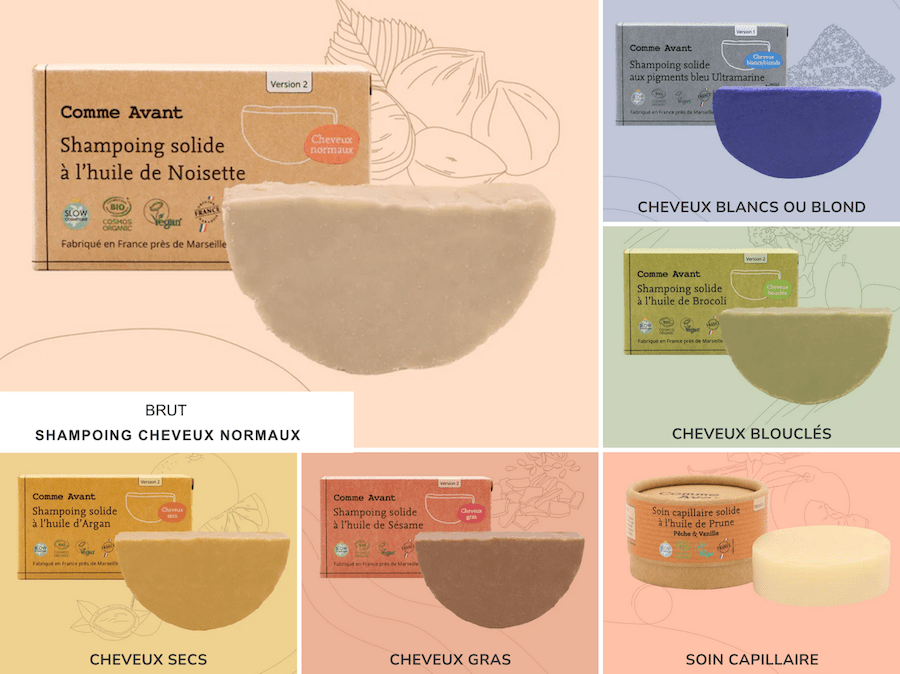 Produits Comme Avant : les shampoings