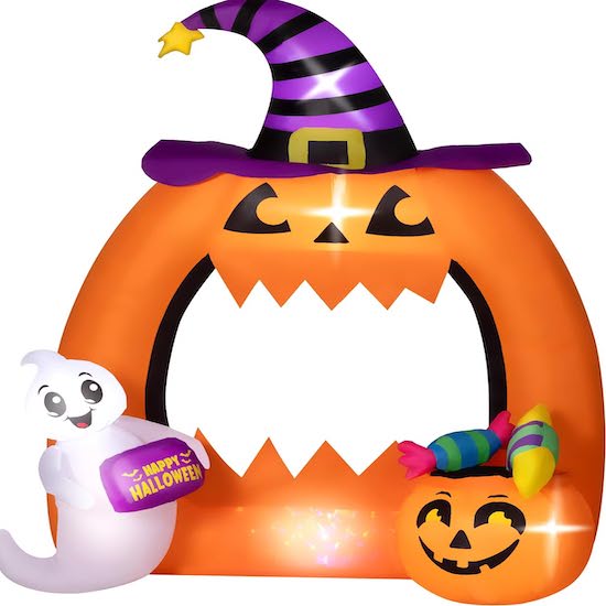 Arche de Citrouille Gonflable halloween
