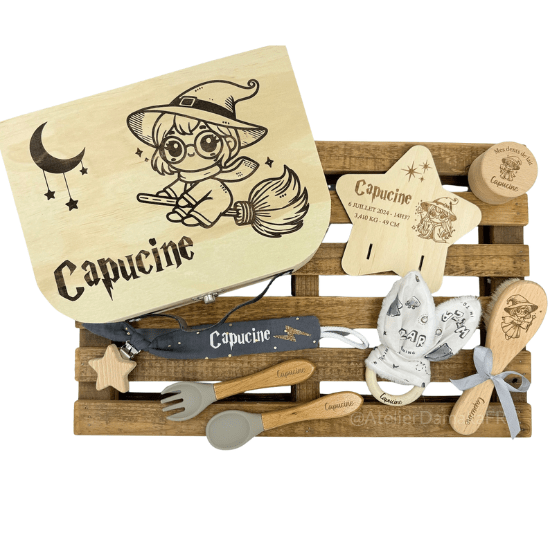 Coffret naissance personnalisée Halloween - Créatrice Etsy : AtelierDamakaFR