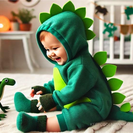 Costume bébé Halloween dinosaure