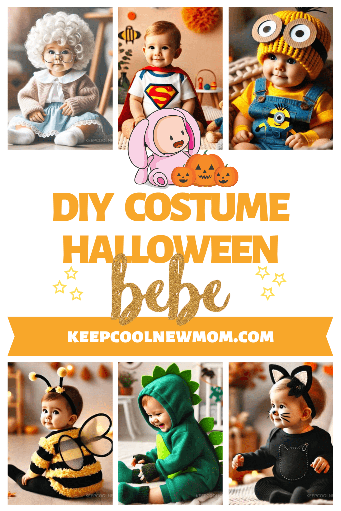 Diy costume Halloween bébé - Un article à découvrir sur le blog : keepcoolnewmom.com