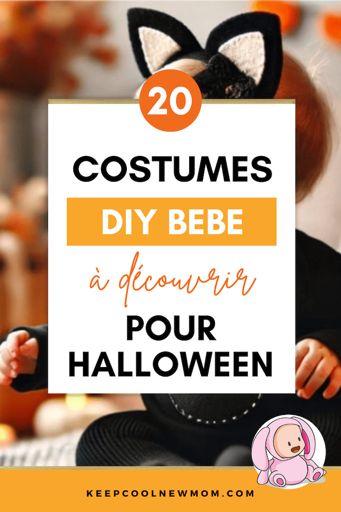 Diy costume Halloween bébé - Un article à découvrir sur le blog : keepcoolnewmom.com