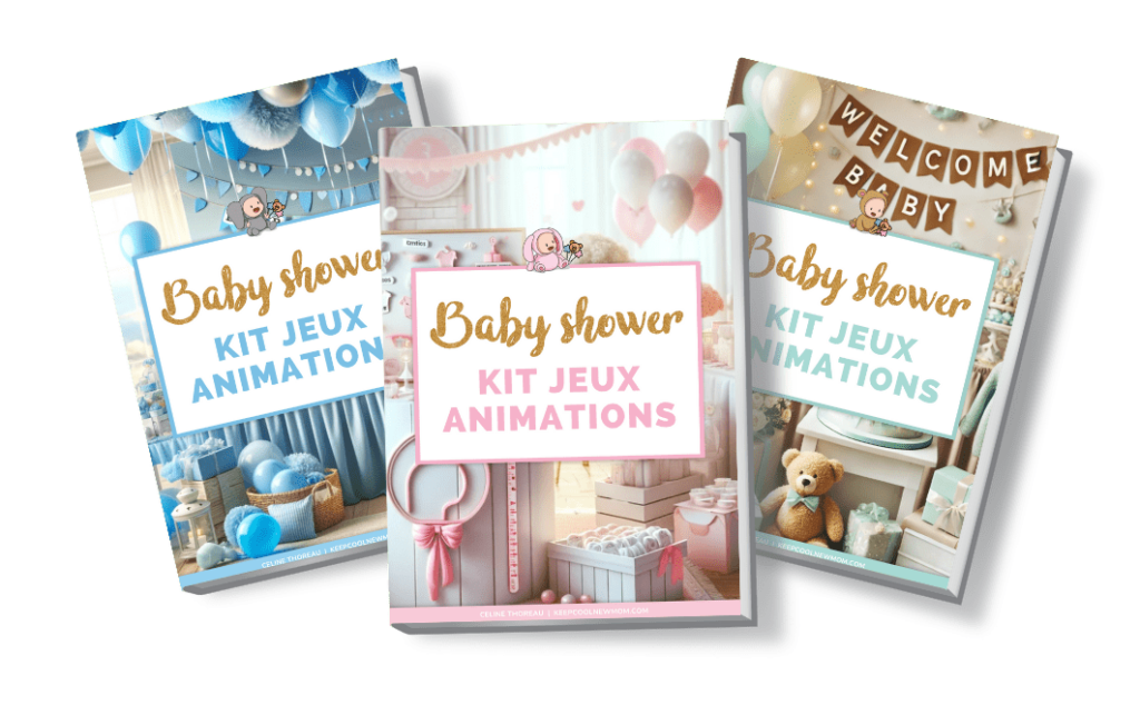 Kit jeux baby shower du blog Keep Cool New Mom