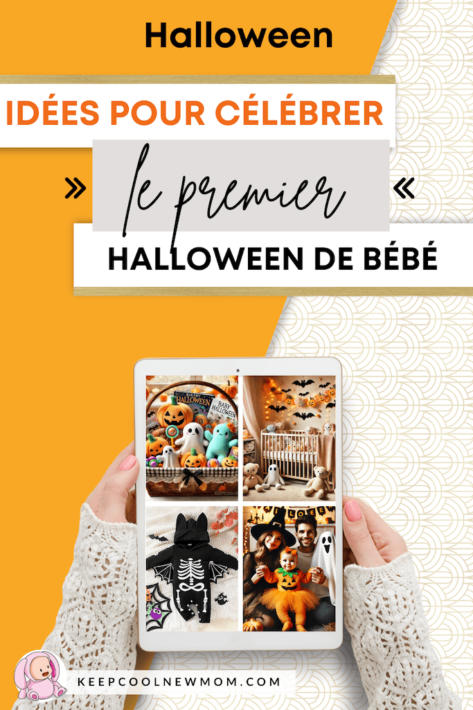Costume Halloween Bébé Garçon 3 Pièces - Body Citrouille + Pantalon à Bretelles + Bonnet (tailles 0-18 Mois)
