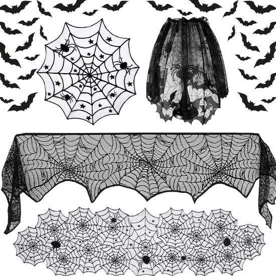 Nappes pour baby shower Halloween