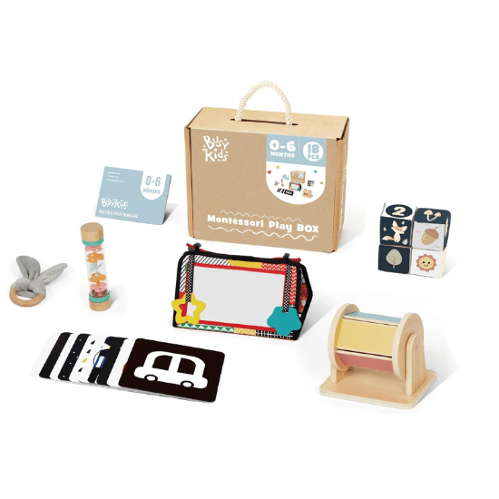 Box Montessori spécial nouveau-né - Créatrice Etsy : BusyKidsEU