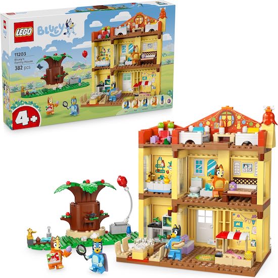Jouet enfant 4 ans La Maison de Famille de Bluey LEGO