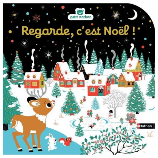 Livre bébé Regarde, c'est Noël !