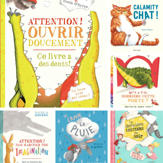 Livres humoristiques pour enfant de Nicola O'Byrne