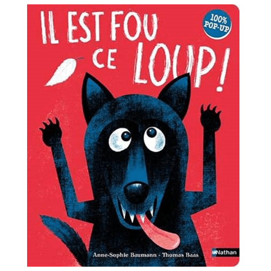 Livre enfant 3ans Il est fou ce loup ! de Anne-Sophie Baumann