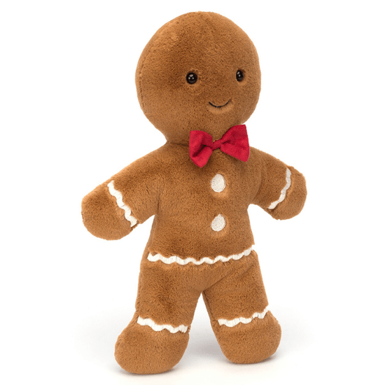 Idée premier cadeau de Noël bébé : peluche bonhomme de pain d'épices