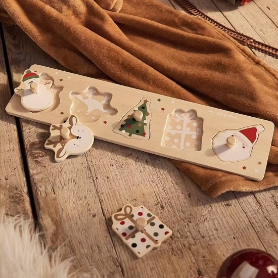 Puzzle Noël pour bébé vertbaudet