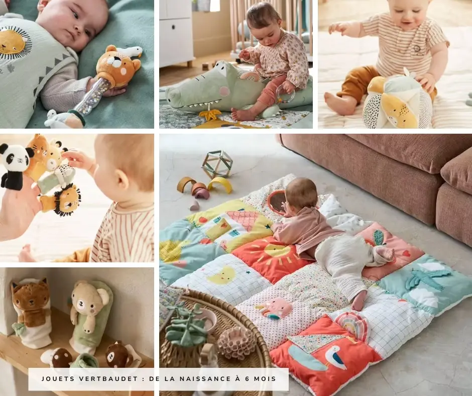 Jouets à offrir à son bébé de la naissance à 6 mois