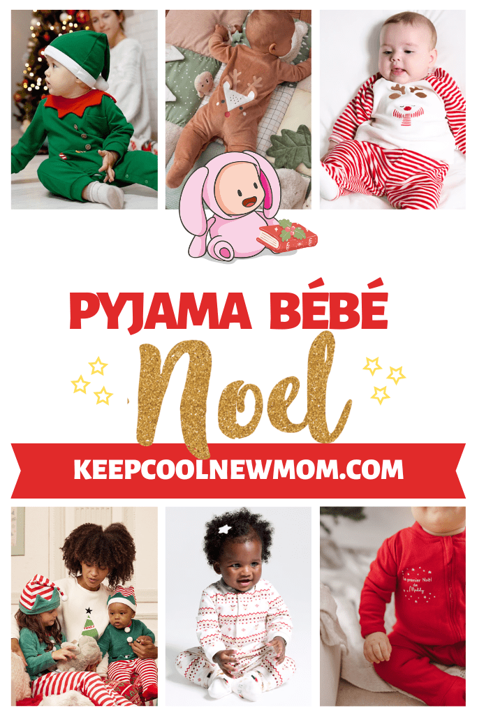 Mignon pyjama de Noël bébé - Un article à découvrir sur le blog : keepcoolnewmom.com