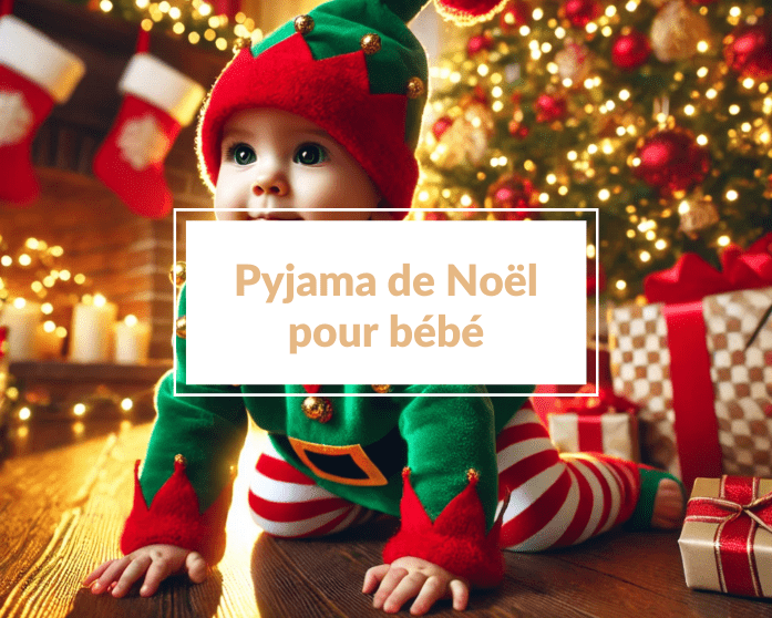 Mignon pyjama de Noël bébé - Un article à découvrir sur le blog : keepcoolnewmom.com