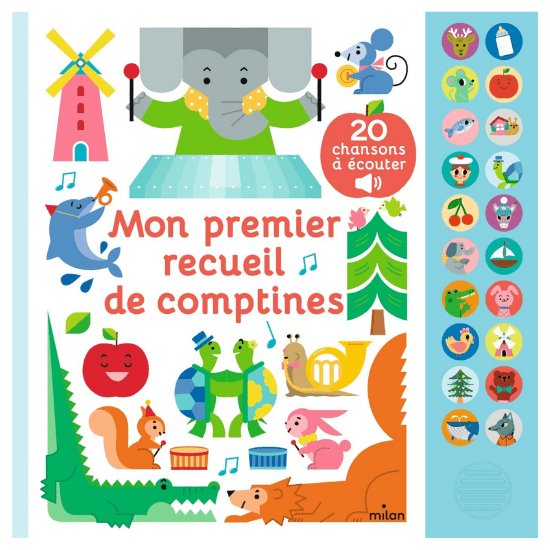 Livre bébé "Mon premier recueil de comptines"