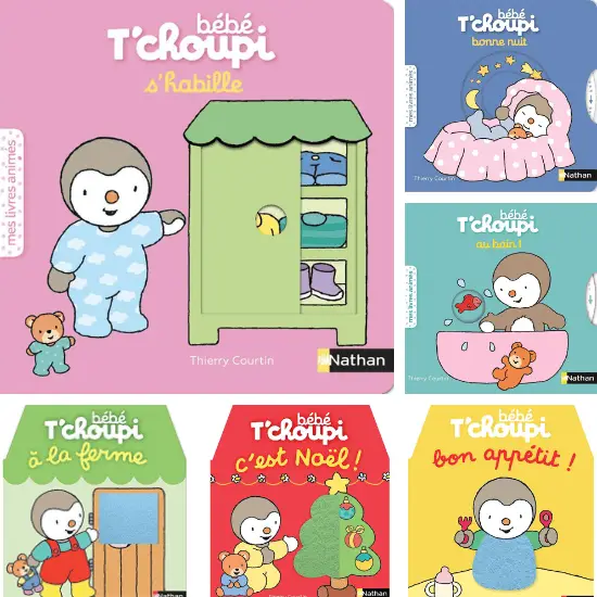 Livre bébé T'choupi