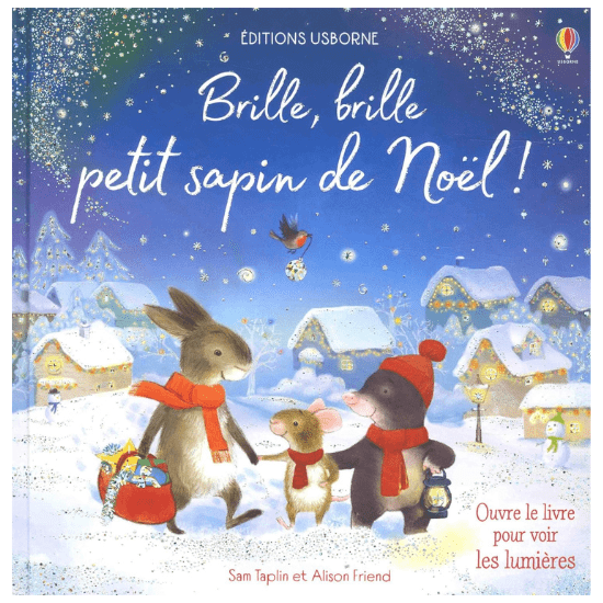 Livre "Brille, brille petit sapin de Noël !" de Sam Taplin