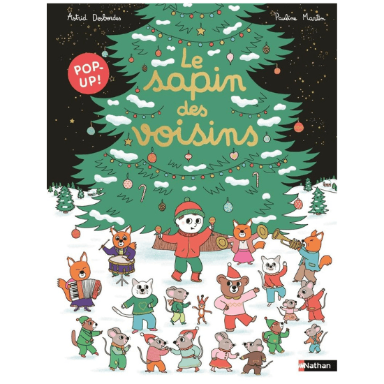 Livre pop-up Max et Lapin, Le sapin des voisins de Astrid Desbordes