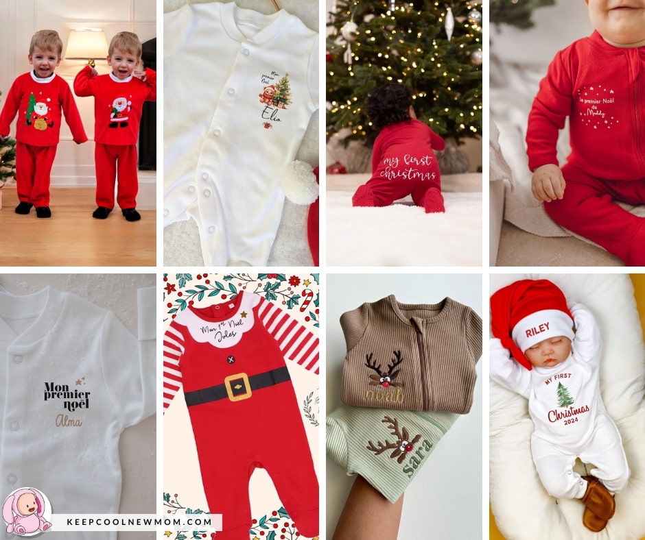 Pyjama de Noël bébé Etsy