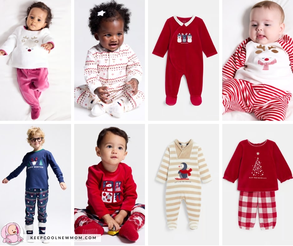 Pyjama pour les fêtes de fin d'année bébé et enfant Okaidi